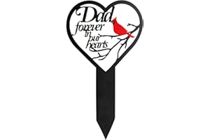 JMZYJZH Grave Decorations for Cemetery, Cemetery Decorations for Dad Grave, Memorial Graves Markers