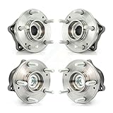 Front Rear Wheel Bearing & Hub Assembly Kit For