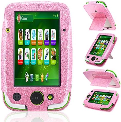 ACdream LeapPad Platinum Case, PU Pattern Leather Cover Case for LeapFrog LeapPad Platinum Kids Learning Tablet (NOT FIT LeapPad3 (Pink Star of Paris)