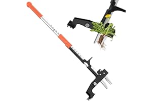 POOSIDE Weed Puller Tool, Gardening Stand-Up Weeder Puller with Ergonomic 39.3" Long Handle and 3 High-Strength Stainless Steel Claws, Easily Remove Weed