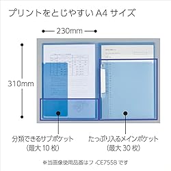 Kokuyo Campus Easy to Review Print File, Clip