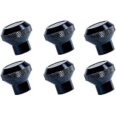 Rugged Ridge Billet Aluminum Dash Knob Kit; Black (76-86 Jeep CJ5 &amp; CJ7)