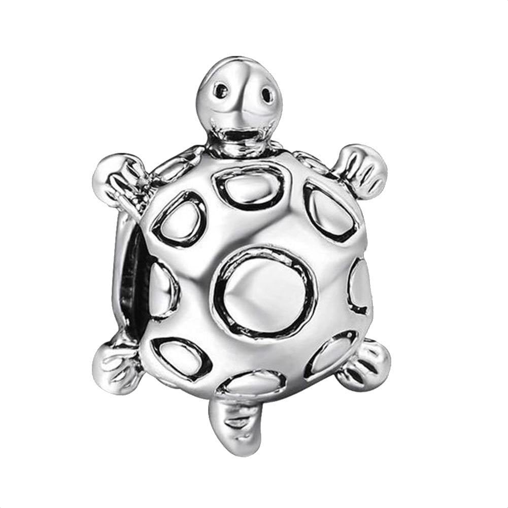 Amazon Wybeads ウミガメ Diy チャーム ビーズ レディース ブレス パンドラ ブレスレット ペンダント 彼女へ Pandora風 スターリング シルバー Silver 925 ネックレス 通販