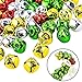 CEWOR Jingle Bells Colorful Christmas Metal Bells Craft for Festival Decoration DIY Charms Jewelry Making (Colorful)