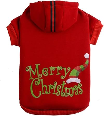 christmas dog hoodie