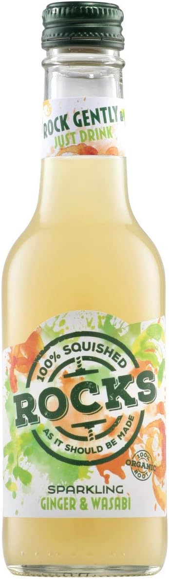 Rocks Org Spark Ginger Wasabi 250ml X 12 Amazon Co Uk Grocery