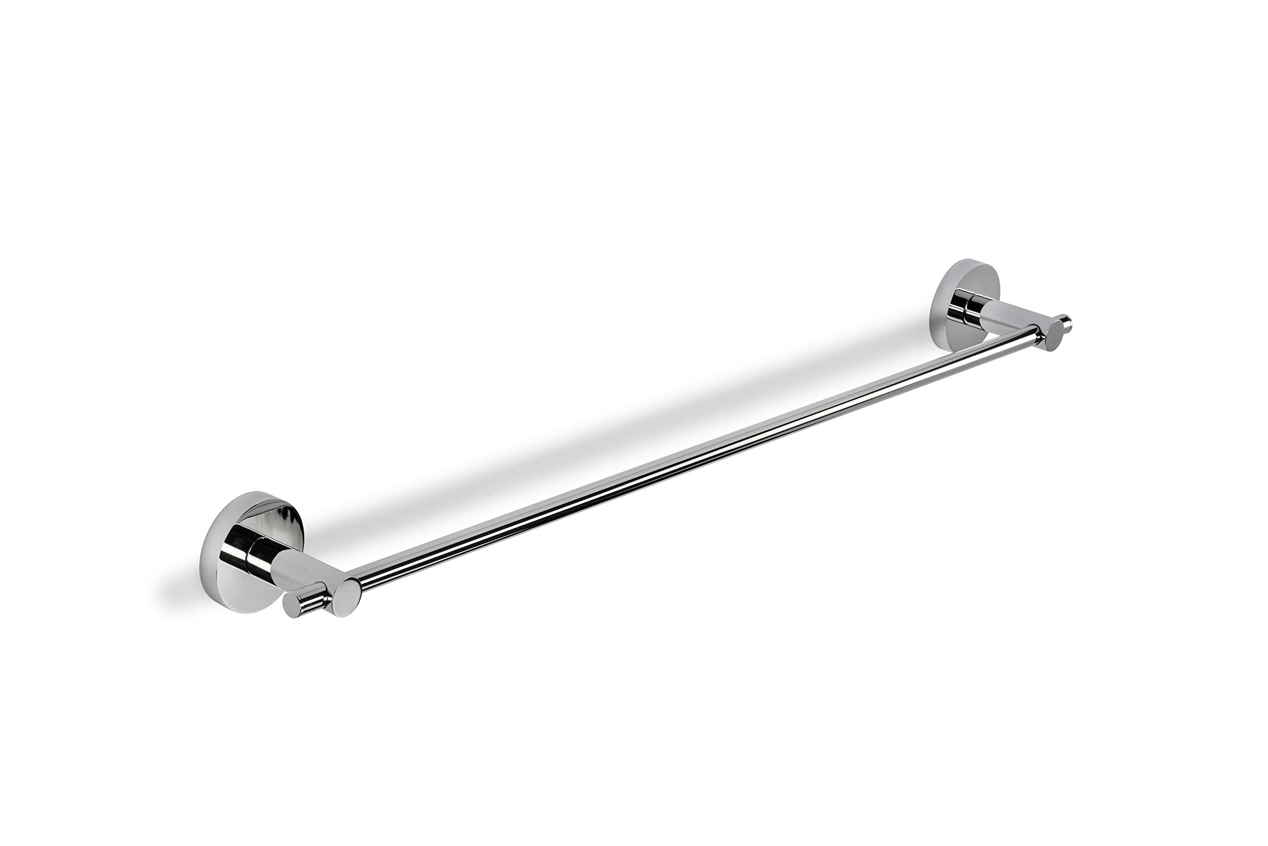 Croydex QM581341 Flexi-Fix Britannia Durable Brass and Stainless Steel Construction Medium Towel Rail, Chrome