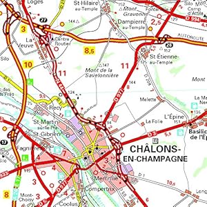 Michelin Map France: Champagne Ardenne 515 (Maps/Regional (Michelin)) (English and French Edition)