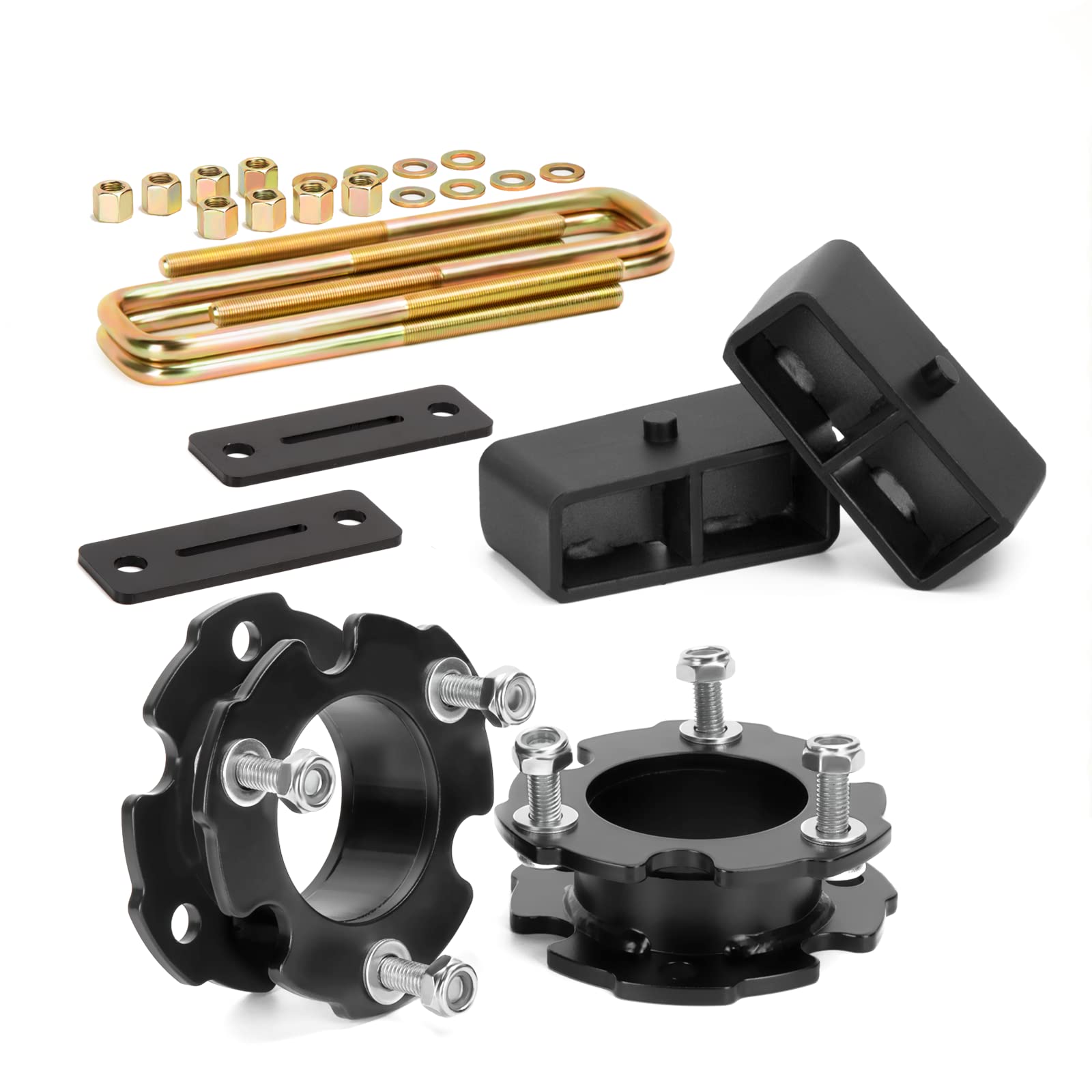 Photo 1 of KSP Colorado Full Lift Kits, 3" Front And 2" Rear Steel Leveling Lift Kits Compatible With Chevy Colorado GMC Canyon 2015-2021, 2.75in Front Lift Spacers and 2in Rear Lift Block With Extended U-Bolts