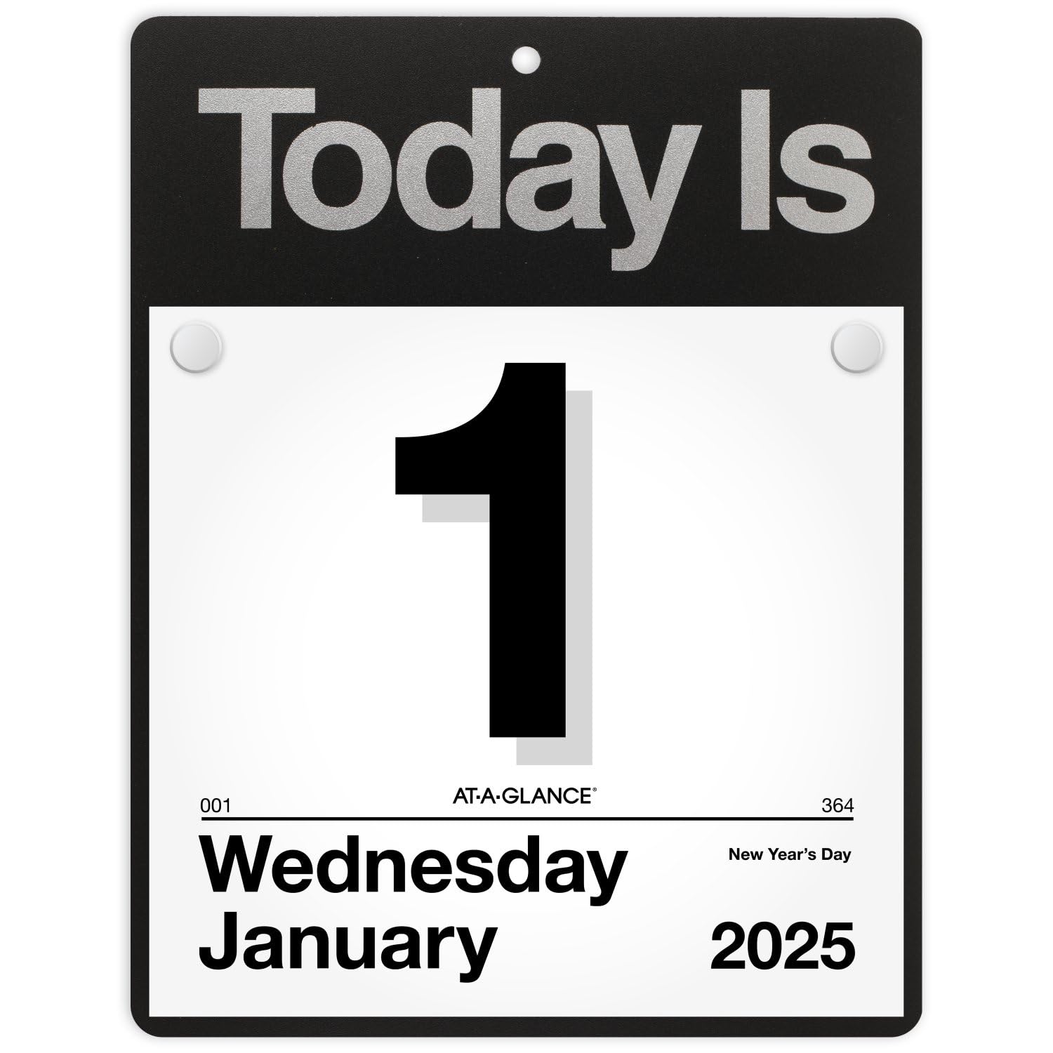 AT-A-GLANCE 2025 “Today Is” Daily Wall Calendar, 8-1/2″ x 8″, Large (K40025)
