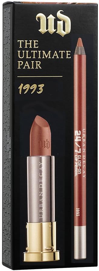 U_D Vice Matte Ultimate Pair Lipstick Set (1993 / Medium Brown) - Includes 24/7 Glide On Lip Pencil