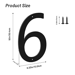 10 Inch House Numbers and Metal Letters for Outdoor