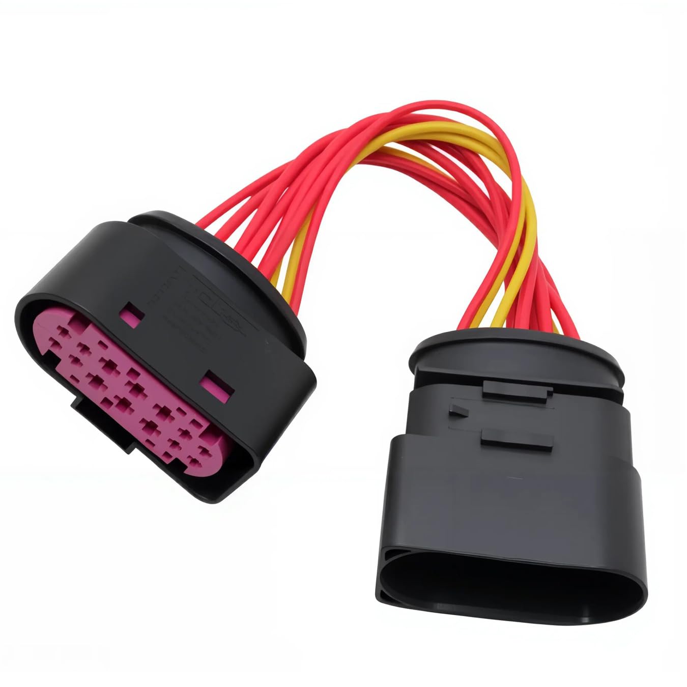 Photo 1 of 10-Pin to 14-Pin Halogen/Xenon Headlight Harness Adapter for VW/Audi - Direct Fit Headlight Conversion Kit Fits 1J0973737 1J0973835 (Headlight Wiring Connector Assembly)