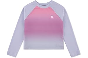 Hurley Girls Long Sleeve Rash Guard Shirt