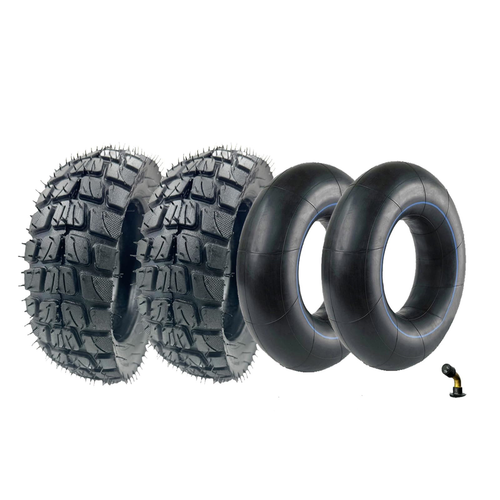 Photo 1 of Risetosun 255x80 Scooter Tire Tube 80/65-6 10x3 for 10" Electric Scooter, 6" Rim, 3" Width, Off-Road Tyre,Replacement Pneumatic Scooter tire,2 PACK
