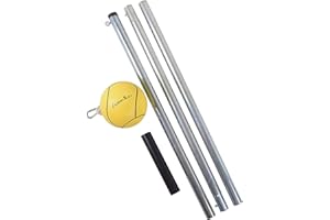 GAMESUN Tetherball and Rope,Full-Size Soft Touch, Portable Tetherballs with Soft Rope - Great Outdoor Game for Kids