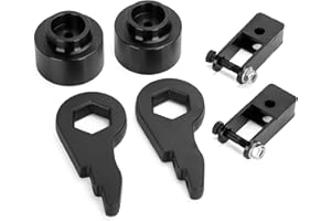 KSP PERFORMANCE KSP Full Lift Kits for Tahoe Yukon Suburban Avalanche 1500 2002-2006, 1-3" Front Torsion Bar Key and 2" rear Spring Spacers Full Suspension Kits fit for G-M-C C-h-e-v-y SUV Trucks with Shock Extenders