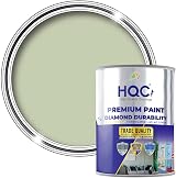 HQC Weather Shield Sage Green Masonry Paint 1L Weatherproof Acrylic Resin