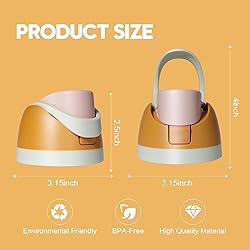 Ruzkq Replacement Lid for Owala Freesip, Compatible