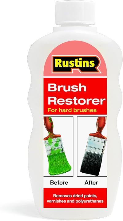 Rustins Brush Restorer 300ml Paint Varnish Polyurethane Remover for Brushes