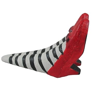 Wicked Witch Door Stopper High Heal Shoe Wedge Vintage Cast Iron