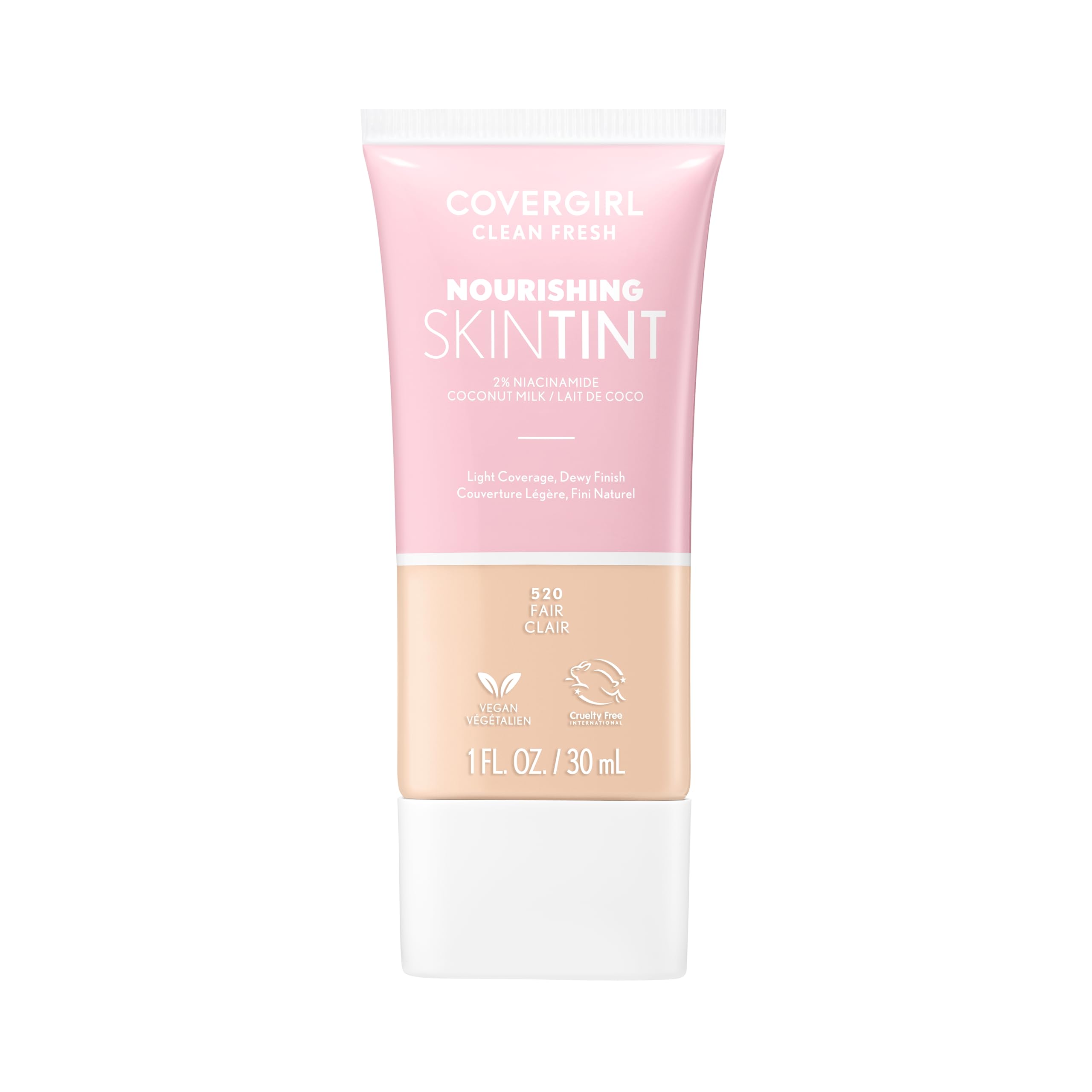 COVERGIRL - Clean Fresh Skin Milk Foundation Fair 520-1 fl oz (30 ml)