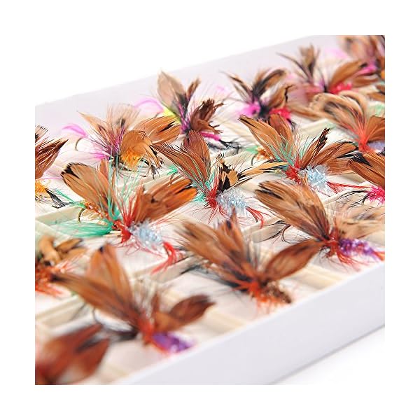Fiblink-48pcs-Fly-Fishing-Flies-Set-Butterfly-Like-Dry-Flies-Fishing-Lure-for-Bass-Salmon-Trout