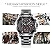 Mens Watches,Elegant Business Style Casual Sport Wrist Watch with Calendar Multifunctional Stainless Steel Chronograph Watch (AllBlack)