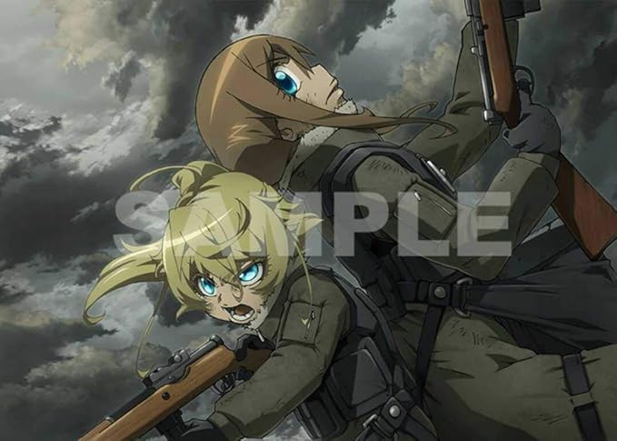 Amazon Co Jp 劇場版 幼女戦記 アニメイト限定版特典 描き下ろしイラスト2布ポスター ターニャ デグレチャフ セレブリャコーフ ホビー