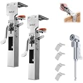 Imbot Drawer Front Installation Clamps, Drawer Front Mounting Jig | Adjustable Drawer Face Fixing Clamp, with 3 Pairs of Bow Clips, Quick Release Lever, Stainless Steel