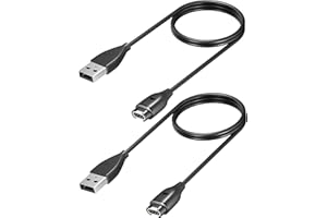 Yaekea Compatible for Garmin Watch Charger Cable USB Charging Cable for Garmin Instinct/Forerunner/Fenix/Vivoactive/Venu/Vivosmart - 2Pack 3.3FT(1M)