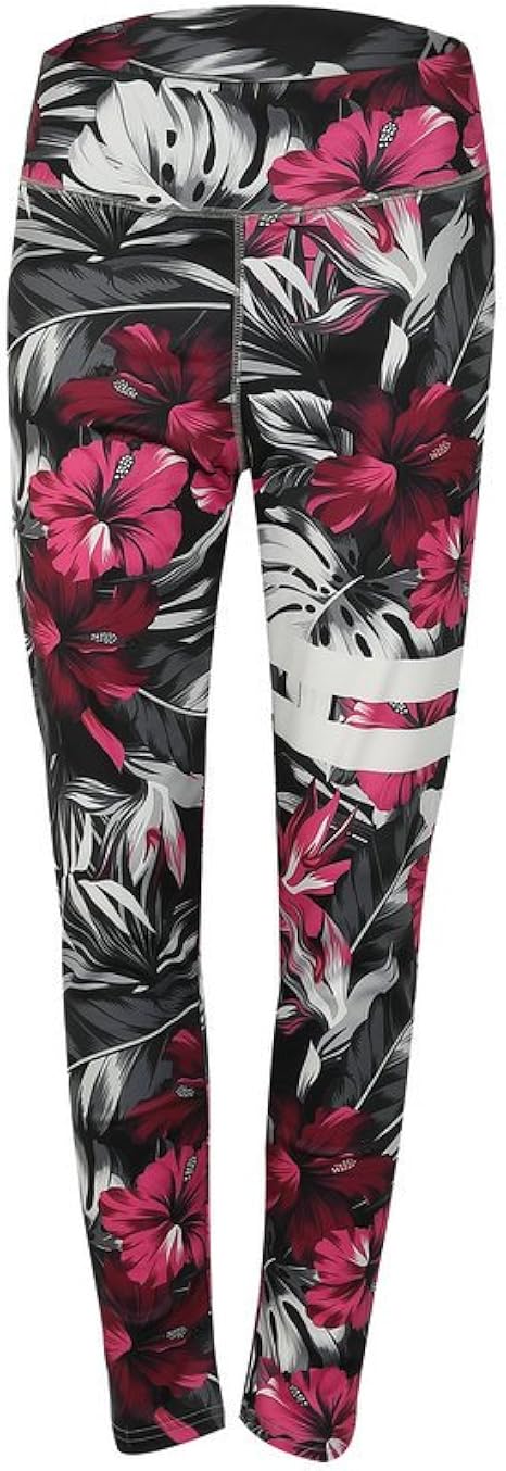 Mallas Deportivas Mujer Pantalones Impresión de Plantas Yoga ...
