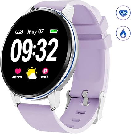 Smartwatch Deporte para Mujer Hombre con Pantalla Completa Táctil ...