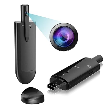 Amazon.com: Mini cámara de cuerpo, PORTOCAM P088 HD Pen ...