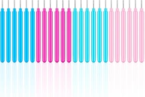 24PCS Paper Quilling Tools Rolling Curling Quilling Needle Pen, Paper Quilling Pens Paper Quilling Slotted Tools for Paper Fl