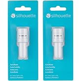 Silhouette America Cameo 3 Auto Blade Replacement (2-Pack) - Precision Cutting Tool for Silhouette Cameo 3 &amp; Compatible Machines - White Plastic Craft Blade Set for Vinyl, Paper &amp; DIY Projects