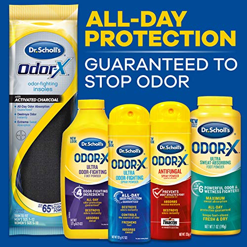 Dr. Scholls Scholl's Odor X Odor Fighting Insoles With Activated