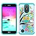 M MAIKEZI Compatible with LG K20 V / K10 2017 / K20 Plus / LV5 Case,Silicone Plastic Armor Defender Phone Case Cover for K20V / Harmony/Grace (Armor Green Owl)