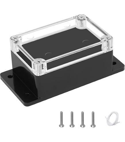 小物 j SIMPLE PROJECT Zulkit 12Pcs Project Boxes ABS Plastic Electrical Project Case