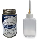 Weld-On #3 Cement, Low-VOC, (4oz) w/Applicator &amp; Needle