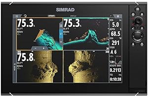 Simrad NSS Evo3S 9", 12" and 16" Multifunction Fish Finder Chartplotter with Preloaded C-MAP US Enhanced Charts