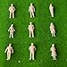 100pcs 1:50 Unpainted Model Train People Figures Model Train Figures