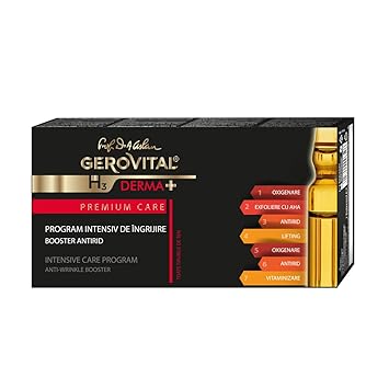 Intensive Anti-Falten Behandlung, Booster Ampullen/-Gerovital H3 Derma+ Premiumpflege