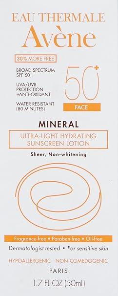 avene hydrating sunscreen
