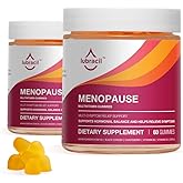 Lubracil Menopause Gummies for Women, Perimenopause Supplements with Black Cohosh & Ashwagandha, Hot Flashes, Night Sweats, Hormonal Balance, 180 Gummies (Pack of 2)