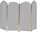 Uniflame, S41010PB, 4 Fold Polished Brass Screen