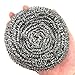 DIY House Pack of 3,30g Extra Large Stainless Steel Scourers Sponges Scrubbers for Kitchens and More,Metal Stainless Steel Scouring Pads Tackling for Tough Cleaning Jobs.