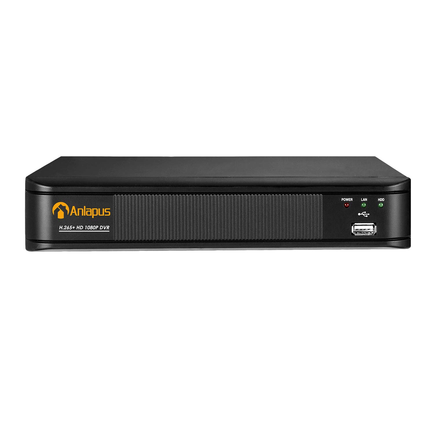 Anlapus 1080p DVR 8 Channel CCTV Camera System H.265+ Digital Video Recorder, Supports 1080p 720p Camera, 24/7 Surveillance Recording, No Hard Drive