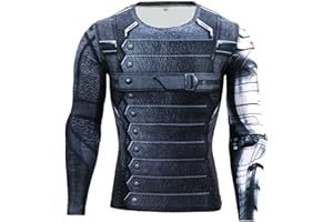 HIMIC E77C 3D Super Hero Close-Fitting Quick-Drying Elastic Sport Cosplay T-Shirt