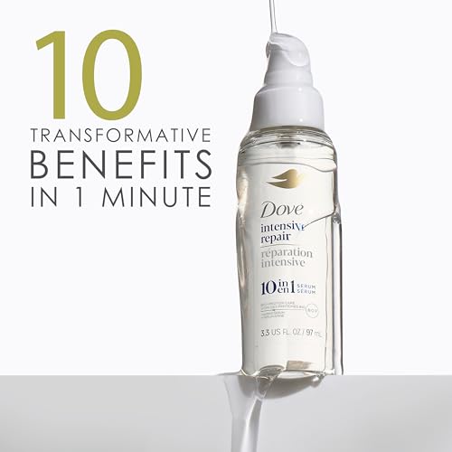 DOVE INTENSIVE REPAIR AMINO SERUM FOR DAMAGED HAIR WITH BIO-PROTEIN CARE TECHNOLOGY 3.3 OZ